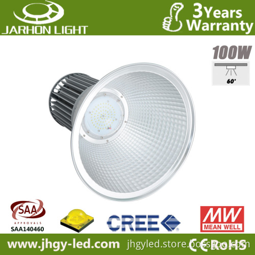 3m Emitting Distance CREE Meanwell 100W LED High Bay Light
